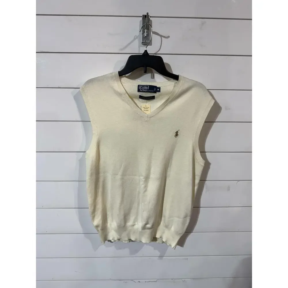 Ralph Lauren Men’s Cream sweater vest M
